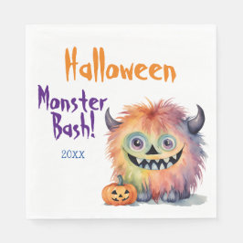 Serviette En Papier Monster Bash Halloween