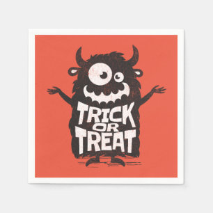 Serviette En Papier Monstre d'Halloween