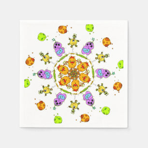 Serviette En Papier monstres mignons