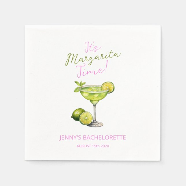 Serviette En Papier MooMoos & Margaritas (Devant)