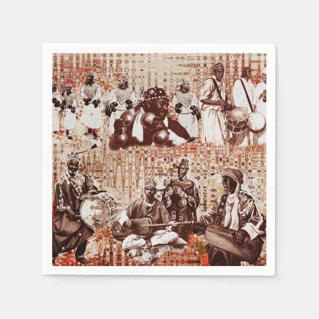 Serviette En Papier Moroccan Feast V4 (Devant)