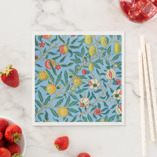 Serviette En Papier Morris - Quatre fruits, motif populaire,