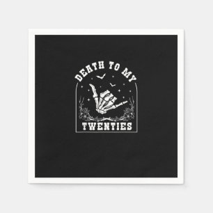 Serviette En Papier Mort à ma vingtaine - Whimsigoth 30e anniversaire