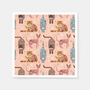 Serviette En Papier Motif