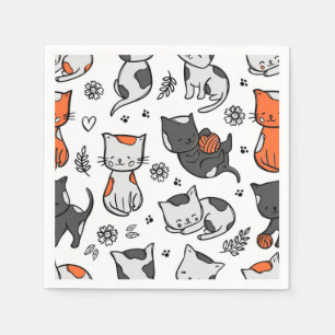 Serviette En Papier Motif