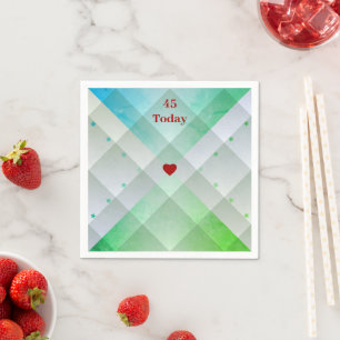 Serviette En Papier Motif