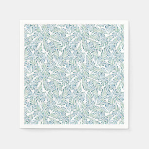 Serviette En Papier Motif à feuilles triées décoratives