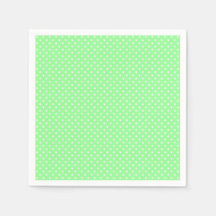 Serviette En Papier Motif à point de la pinte verte