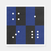 Motif à points de polka de dés /noir