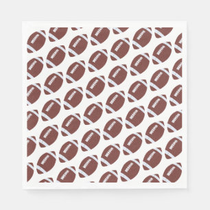 Serviette En Papier Motif américain de football Gridiron Ball