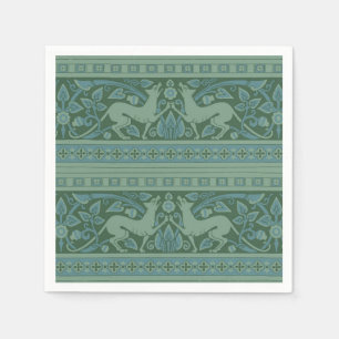Serviette En Papier Motif animalier Art Déco Nouveau Chien Nature
