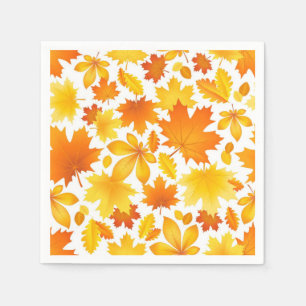 Serviette En Papier Motif automne