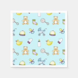Serviette En Papier Motif baby shower