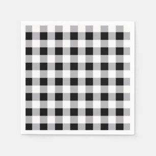 Serviette En Papier Motif blanc gris gris