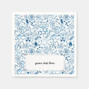Serviette En Papier Motif chimique de l'école