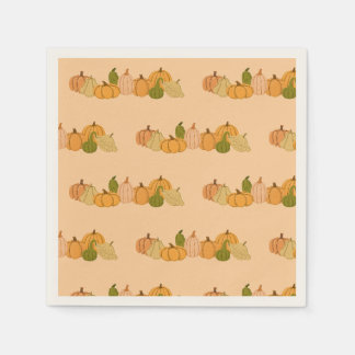 Serviette En Papier Motif citrouille papier serviettes - fête d'Hallow