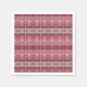 Serviette En Papier Motif coloré moderne