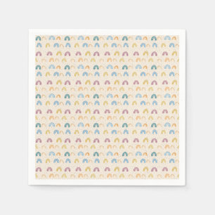 Serviette En Papier Motif couleur arc-en-ciel sans joint