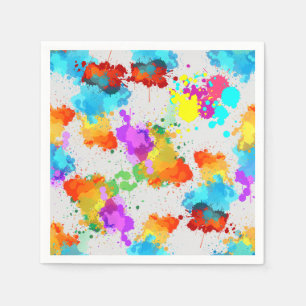 Serviette En Papier Motif d'affichage couleur CC01