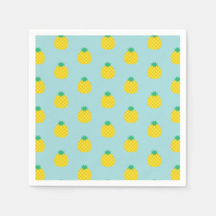 Serviette En Papier Motif d'ananas