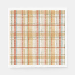 Serviette En Papier Motif d'aquarelle à couche de automne rustique