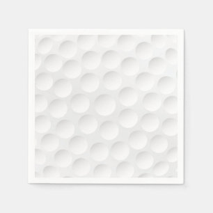 Serviette En Papier Motif de balle de golf
