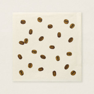 Serviette En Papier Motif de café