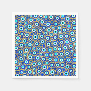Serviette En Papier Motif de charme pour les yeux maléfiques