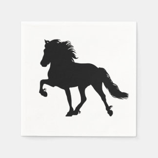 Serviette En Papier Motif de cheval islandais