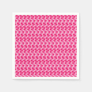 Serviette En Papier Motif de cœurs roses mignons