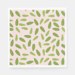 Serviette En Papier Motif de courgette d'été Zucchini Courgette