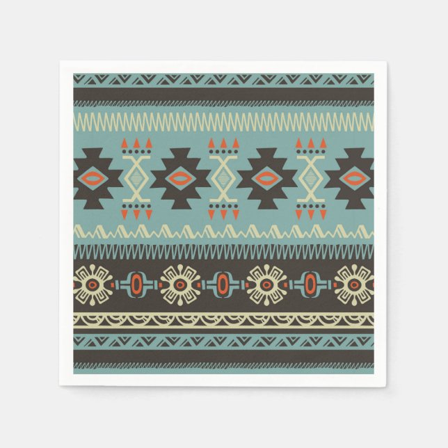Serviette En Papier Motif de couverture natif (Devant)