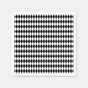 Serviette En Papier Motif de découpage géométrique Alice