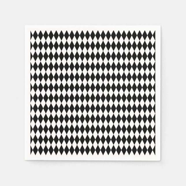 Serviette En Papier Motif de découpage géométrique Alice (Devant)