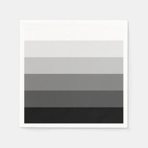 Serviette En Papier Motif de dégradé gris moderne