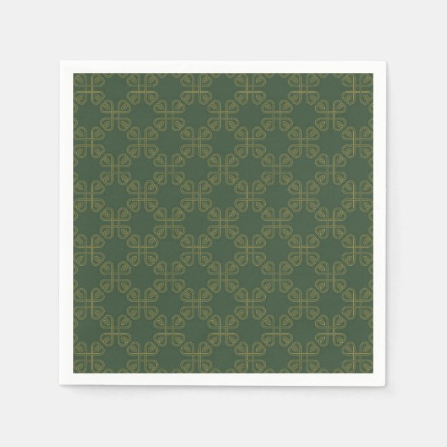 Serviette En Papier Motif de design celtique (Devant)