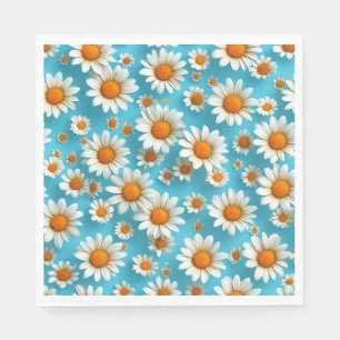 Serviette En Papier Motif de fleur de marguerite