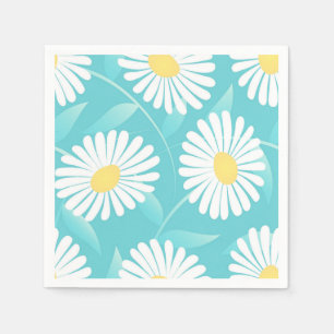 Serviette En Papier Motif de fleurs