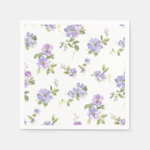 Serviette En Papier Motif de fleurs