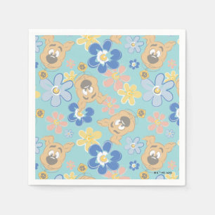 Serviette En Papier Motif de fleurs Scooby-Doo