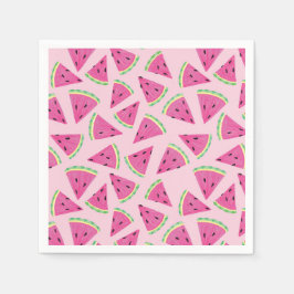Serviette En Papier Motif de fruits tropicaux de pastèque