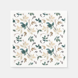 Serviette En Papier Motif de la feuille d'automne