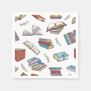 Serviette En Papier Motif de livre