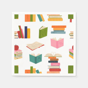 Serviette En Papier Motif de livre