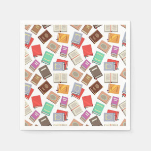 Serviette En Papier Motif de livre