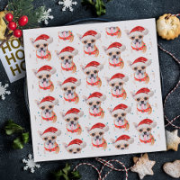 Motif de Noël de chien Chihuahua mignon