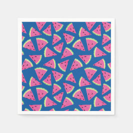 Serviette En Papier Motif de pastèque de fruits tropicaux