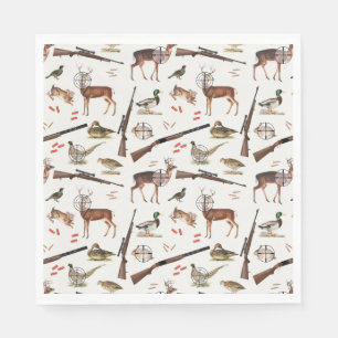 Serviette En Papier Motif de plein air pour la chasse