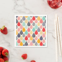 Motif de point d'art pop Raindrop