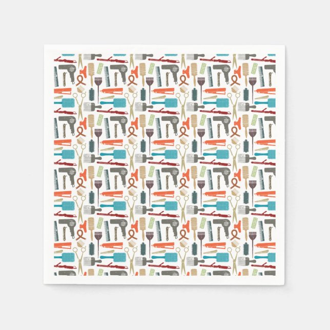 Serviette En Papier Motif de soins (Devant)